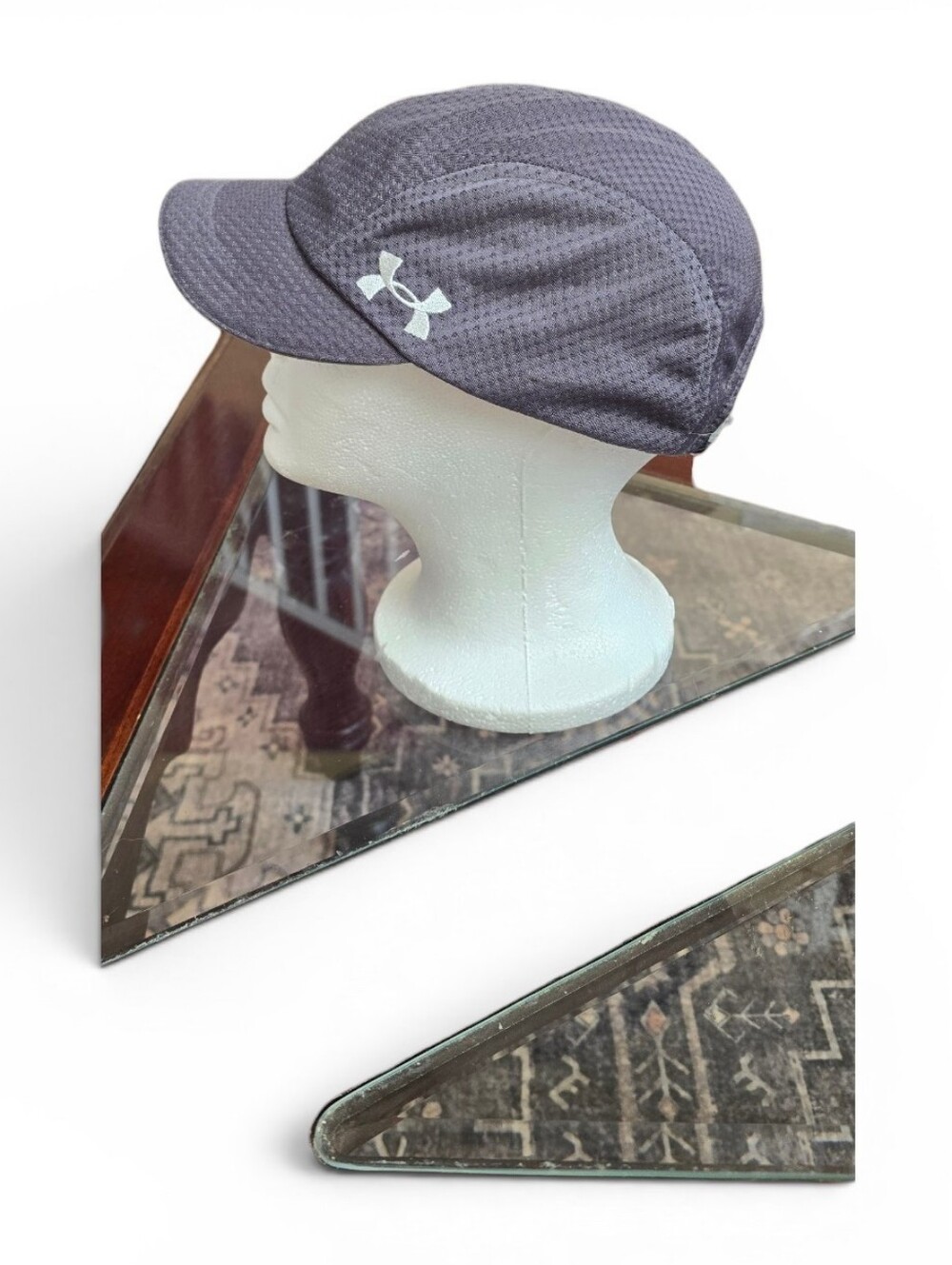 Under Armour Charcoal Performance Cap with White Logo